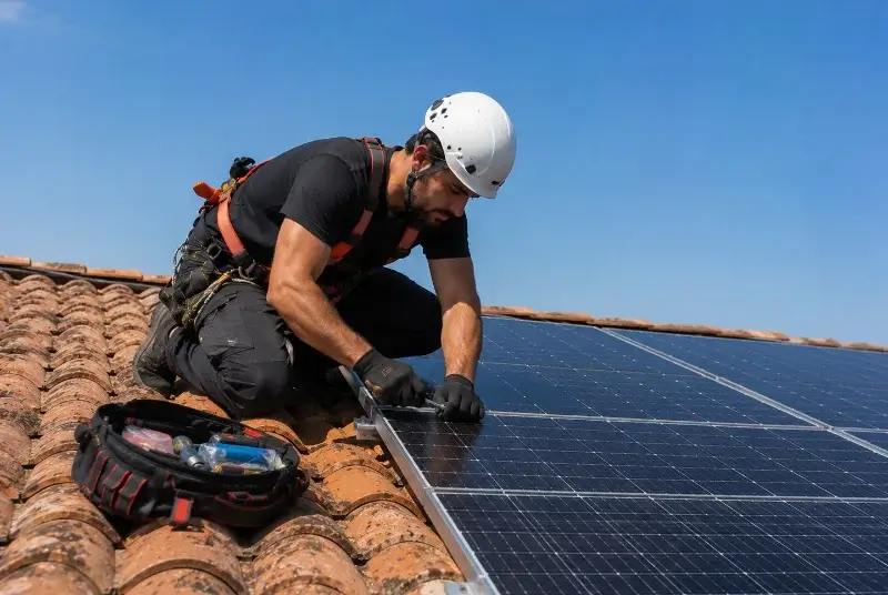 Maintenance et monitoring de panneaux solaires à Saint-Maurice-sur-Eygues
